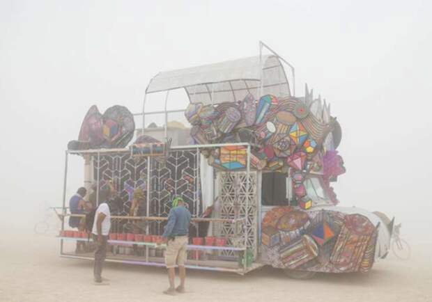 "Toxic" Dust Storm Hits Burning Man, Causing Total Whiteout