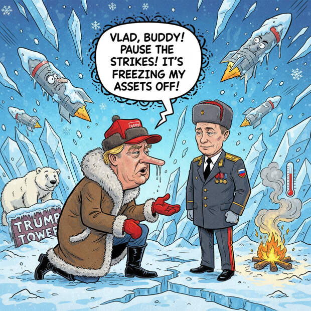 Трамп попросил Путина о паузе в ударах из-за аномальных холодов