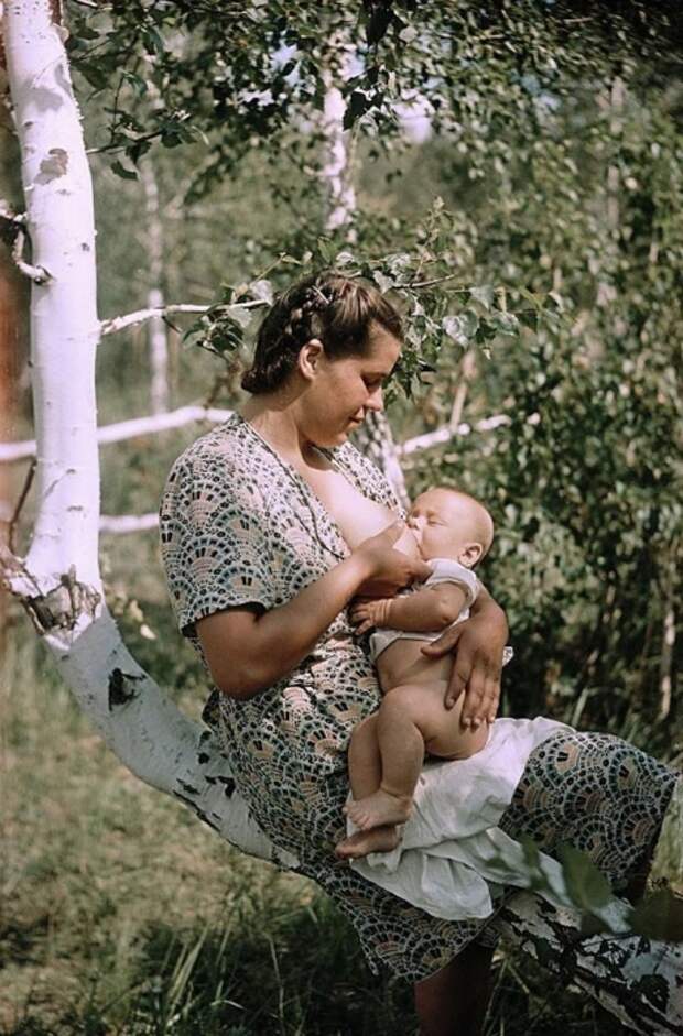 Грудное вскармливание в СССР.