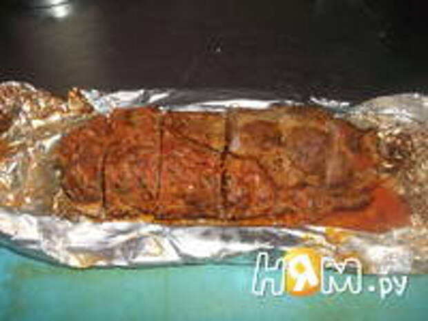 Приготовление мясного рулета с капустой: шаг 7