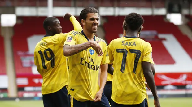 «Арсенал» победил «Шеффилд» и вышел в полуфинал Кубка Англии по футболу