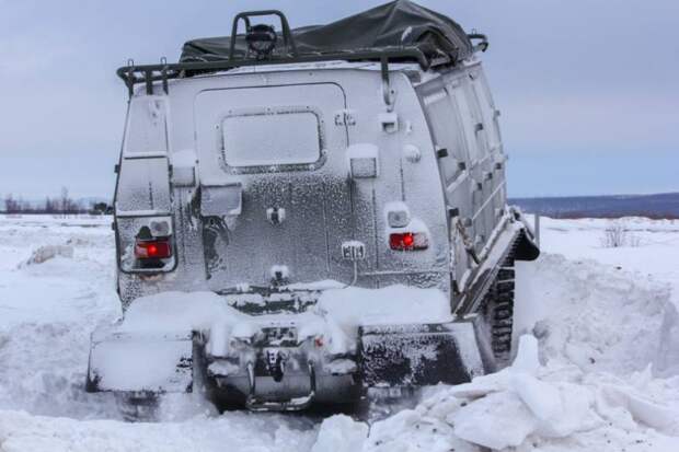 Двухзвенный снегоболотоход ГАЗ-3344-20 «Алеут»: повышенная проходимость для удаленных районов