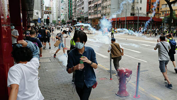 Антиправительственные протесты в Гонконге 