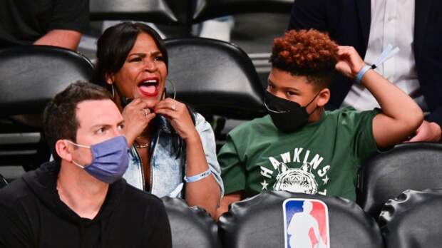 Nia Long and her son