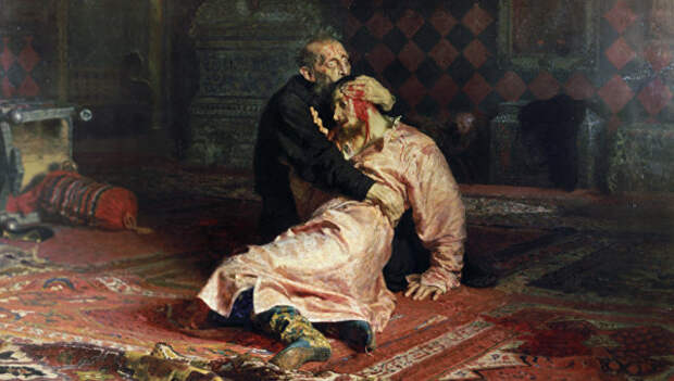 В Третьяковке мужчина повредил картину "Иван Грозный и его сын Иван..."