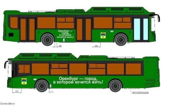 Деревья сохнут - автобусы зеленеют. Мэр объяснил выбор цвета транспорта в Оренбурге