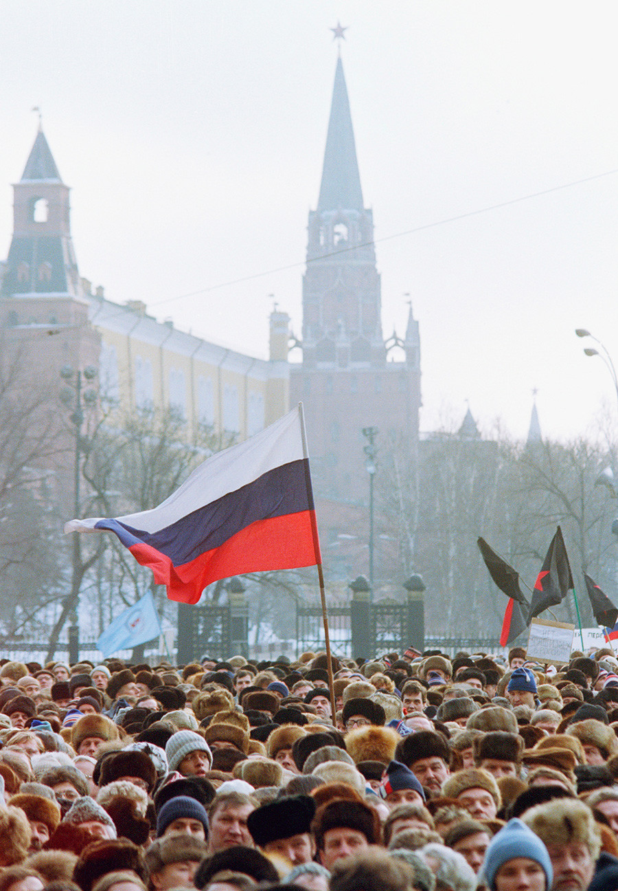 Самый большой протестный митинг в истории СССР (ФОТО)