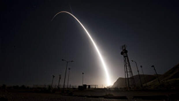 Испытания межконтинентальной баллистической ракеты Minuteman III. Апреля 2017