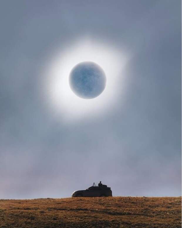 16. Солнечное затмение без фотошопа, вы не поверите, места, природа, реальность, удивительные, чудеса