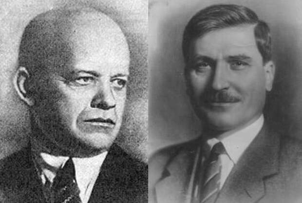 С. В. Косиор (1889-1939 гг.) и В. Я. Чубарь (1891-1939 гг.)