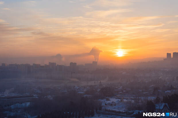 80–90% выбросов в воздух Красноярске совершают промышленные предприятия