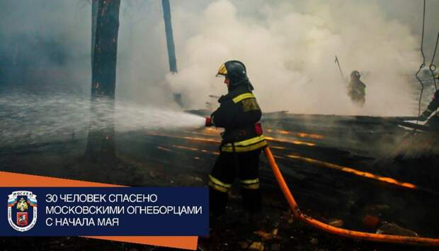 Тушение пожара / Фото: Пресс-служба МЧС по ЮВАО