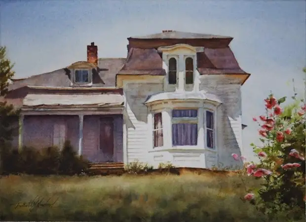 Американский художник-акварелист. Robert McFarland