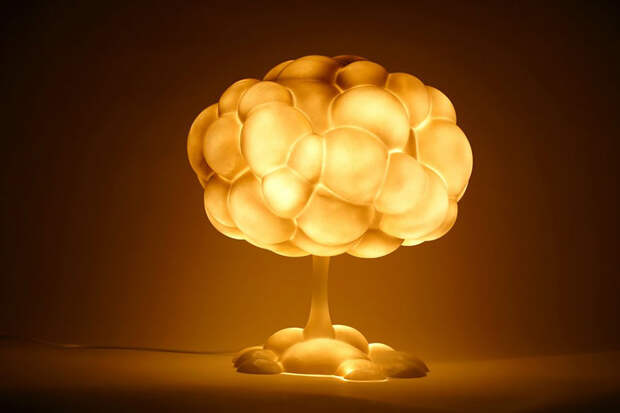 25. Mushroom Cloud Lamp