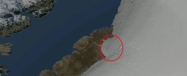 Гигантский кратер под ледником Гайавата образовался гораздо раньше, чем мы думали