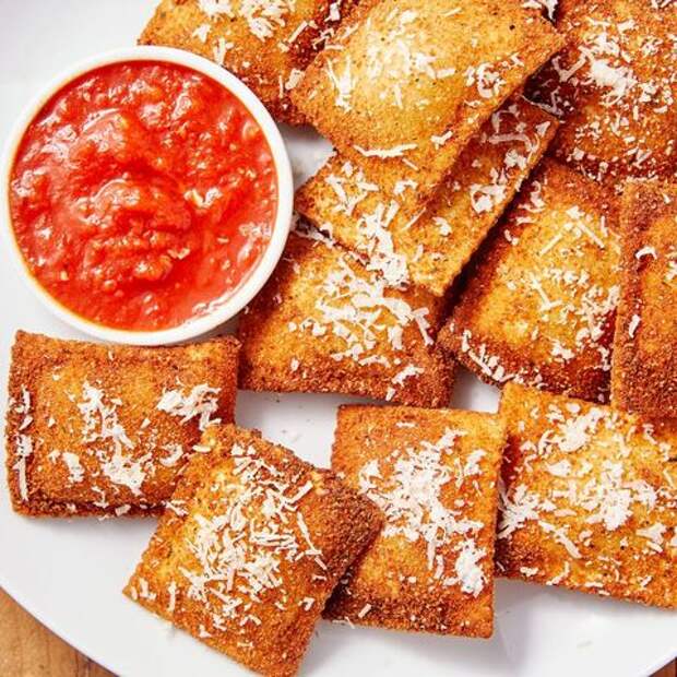 Жареные Равиоли с Маринарой