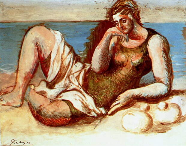 Пабло Пикассо. Купальщица. 1908 год