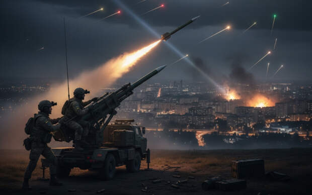 Российские ПВО отразили одну из самых масштабных атак дронов с начала года