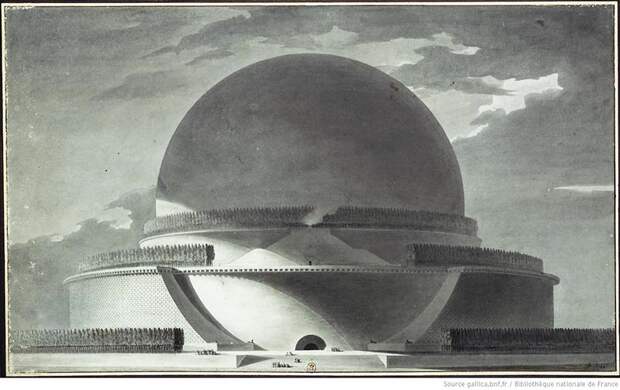 Загадка архитекторов Этьена Булле и Клода Леду идеи которому давали «сущности выходящие из тени», изображение №9
