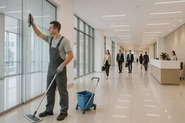 Чистота как элемент имиджа бизнес-центра