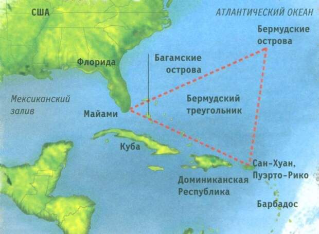 Конец тайны Бермудского треугольника Бермудский треугольник, тайны, факты