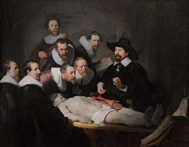 Рембрандт, «Урок анатомии доктора Тульпа», 1632 г.