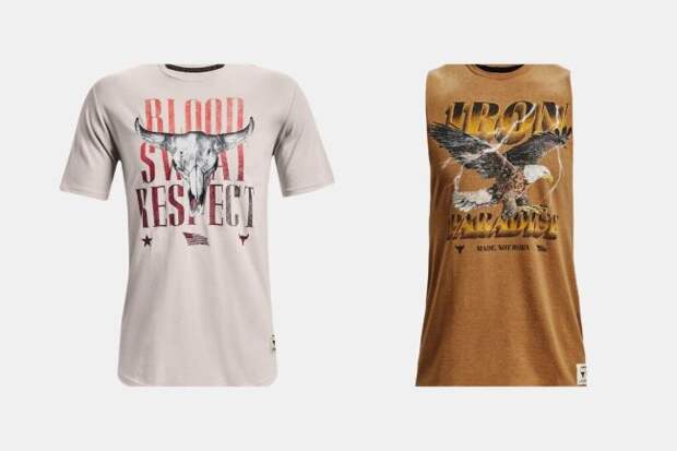 Dwayne Johnson’s Project Rock ‘Outlaw Mana’ Collection Has Some Of Our Favorite Workout Tees Right Now