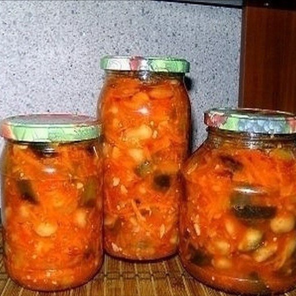 САЛАТ на ЗИМУ “ВЛЮБЛЕННАЯ ФАСОЛЬ”