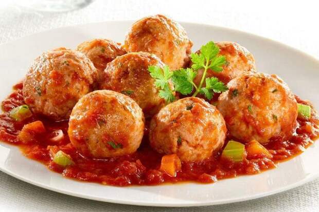 Грибные тефтельки с рисом. \ Фото: pinterest.com.