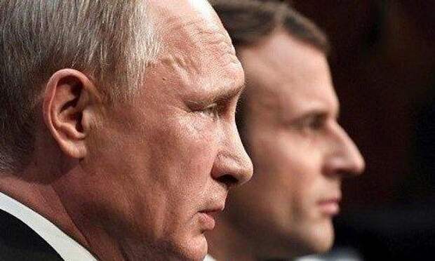 Макрон призвал Путина «сделать жест по Украине»