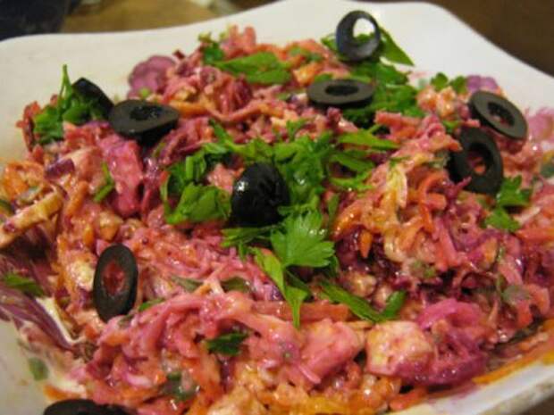 Салат с курицей и морковью по-корейски