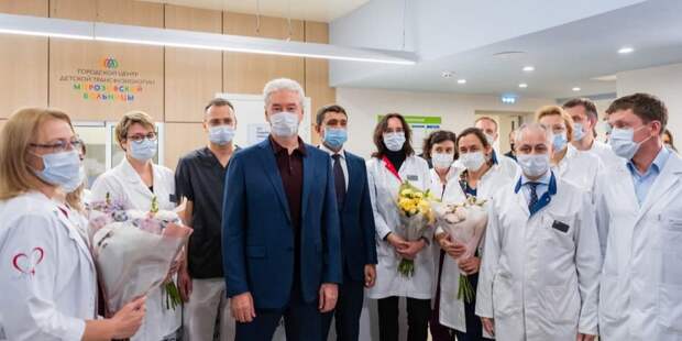 Собянин осмотрел новый Городской центр детской трансфузиологии  в Морозовской больнице