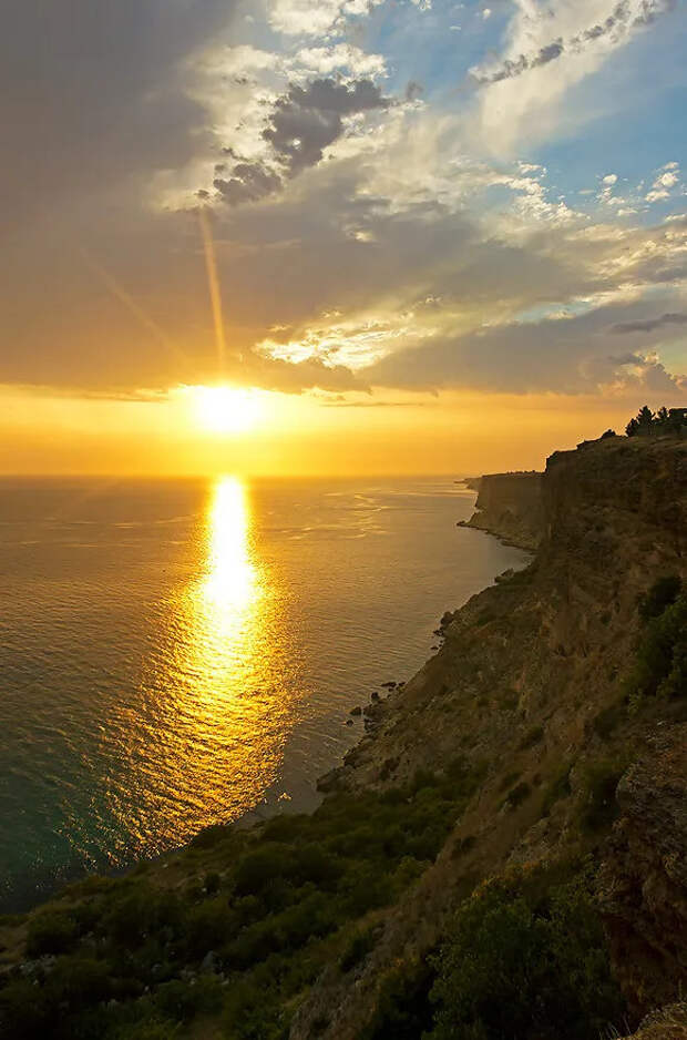 Закат мыса Фиолент (Крым, Севатополь)