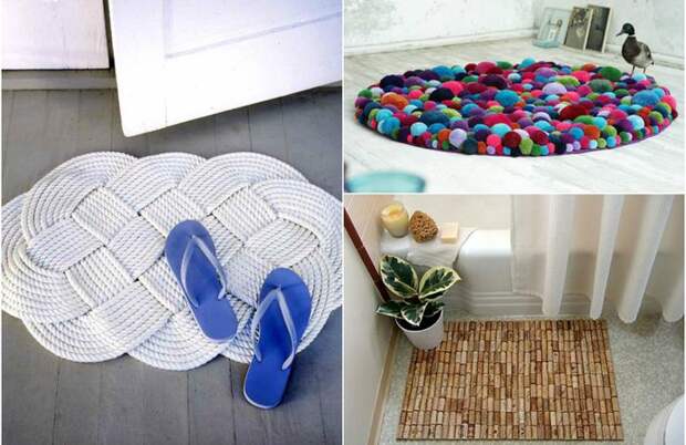 7 крутых ковриков, которые легко сделать своими руками 7 крутых ковриков, которые легко сделать своими руками