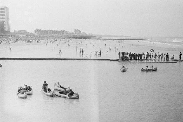 Пляж в Херн-Бей. Великобритания, 1963 год.