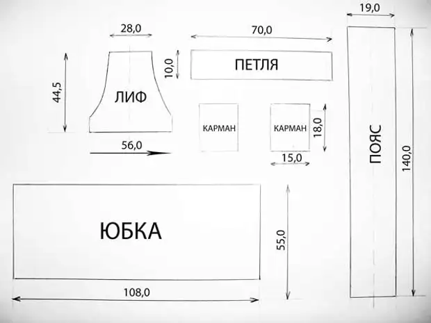 Фартук на кухню накладной