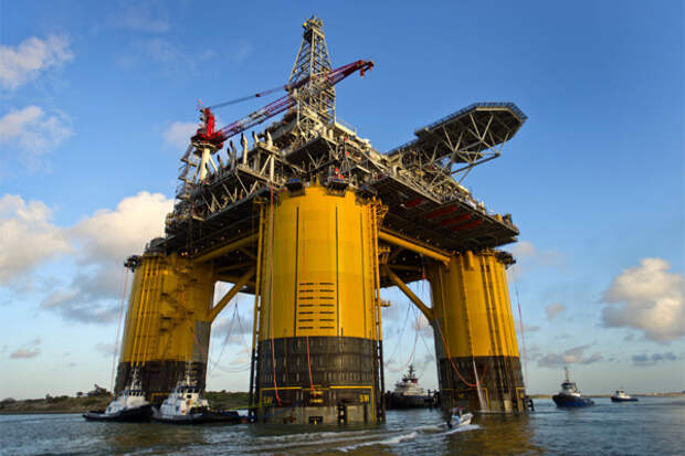 Северное море платформа Brent