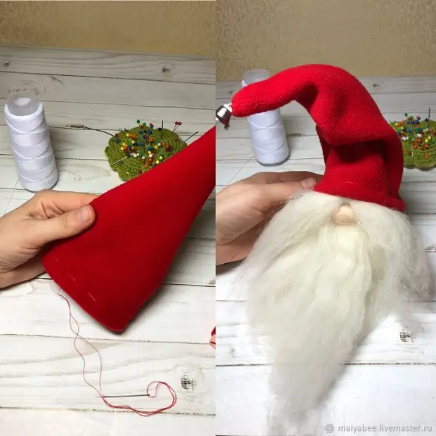 Чудесные Рождественские гномики из нескольких пар носков. Ничего шить вообще не нужно