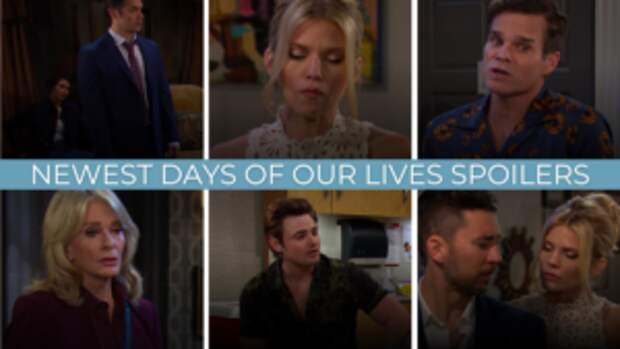 Spoiler collage for Days of Our Lives during the week of 10-21-24