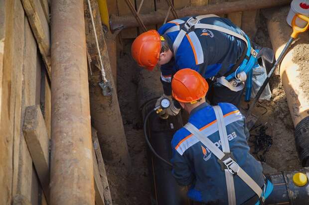 В районе Косино-Ухтомский реконструировали газопровод