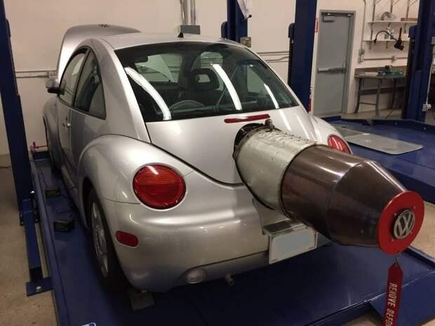 Volkswagen Beetle за 40 миллионов рублей, оснащенный газотурбинным двигателем