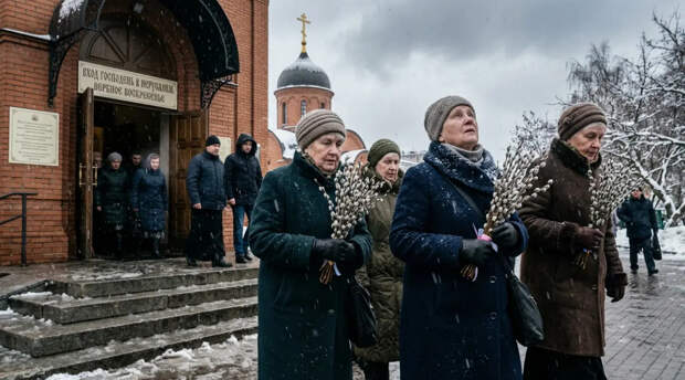 Вербное воскресенье принесёт в Москву холода и мокрый снег