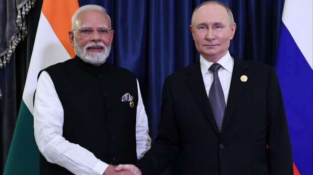 Путин поздравил премьер-министра Индии Моди с юбилеем