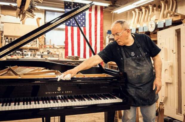 Экскурсия в мастерскую для изготовления пианино Steinway