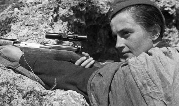 Советские женщины-снайперы, которых нацисты боялись как огня