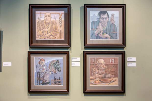 В Нижегородском художественном музее открылась выставка Александра Насекина «Философский квадрат Насекина»