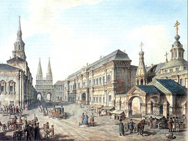 Алексеев Ф. Северная часть Красной площади 1800-1801.jpg
