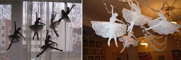Фото как сделать снежинку балерину