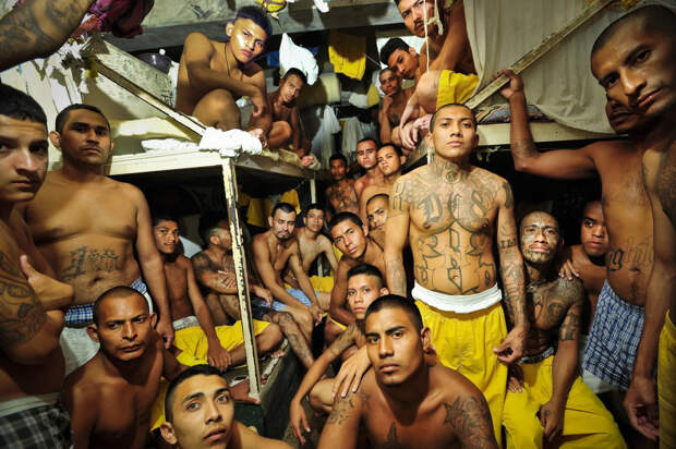 Латиноамериканские тюрьмы: мужская и женская (14 фото)