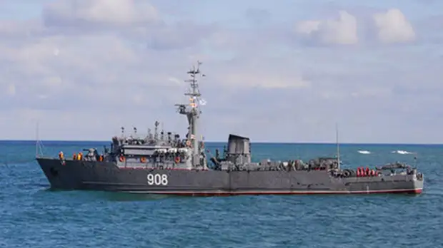 Экипажи тральщиков ЧФ провели учения по уничтожению морских мин